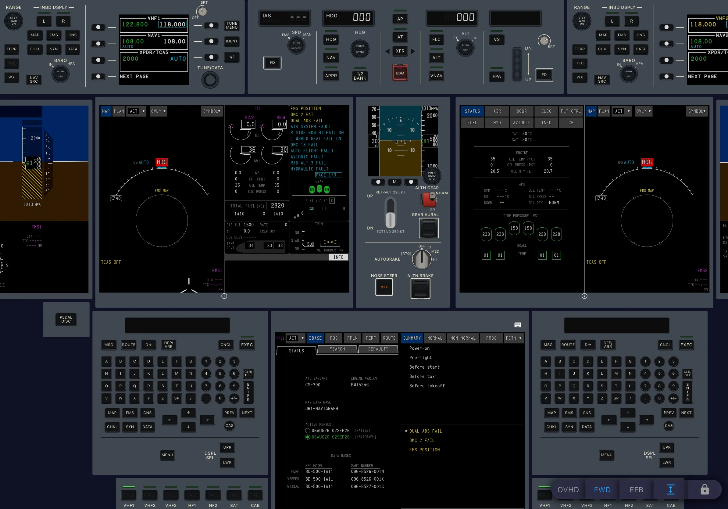 SimFly Pad A220 Premium Panel screenshot
