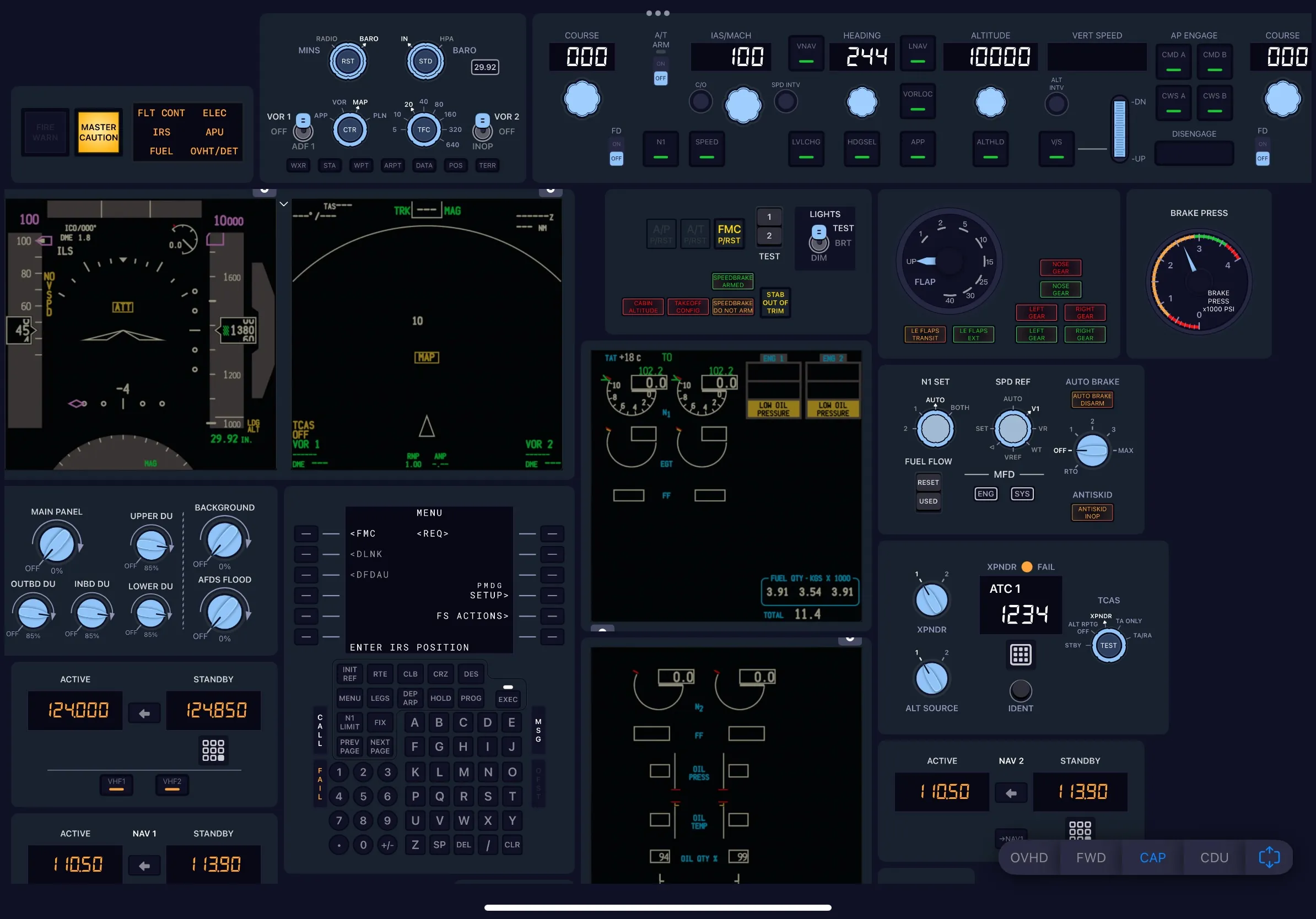 PMDG 737 with SimFly Pad — screenshot 1