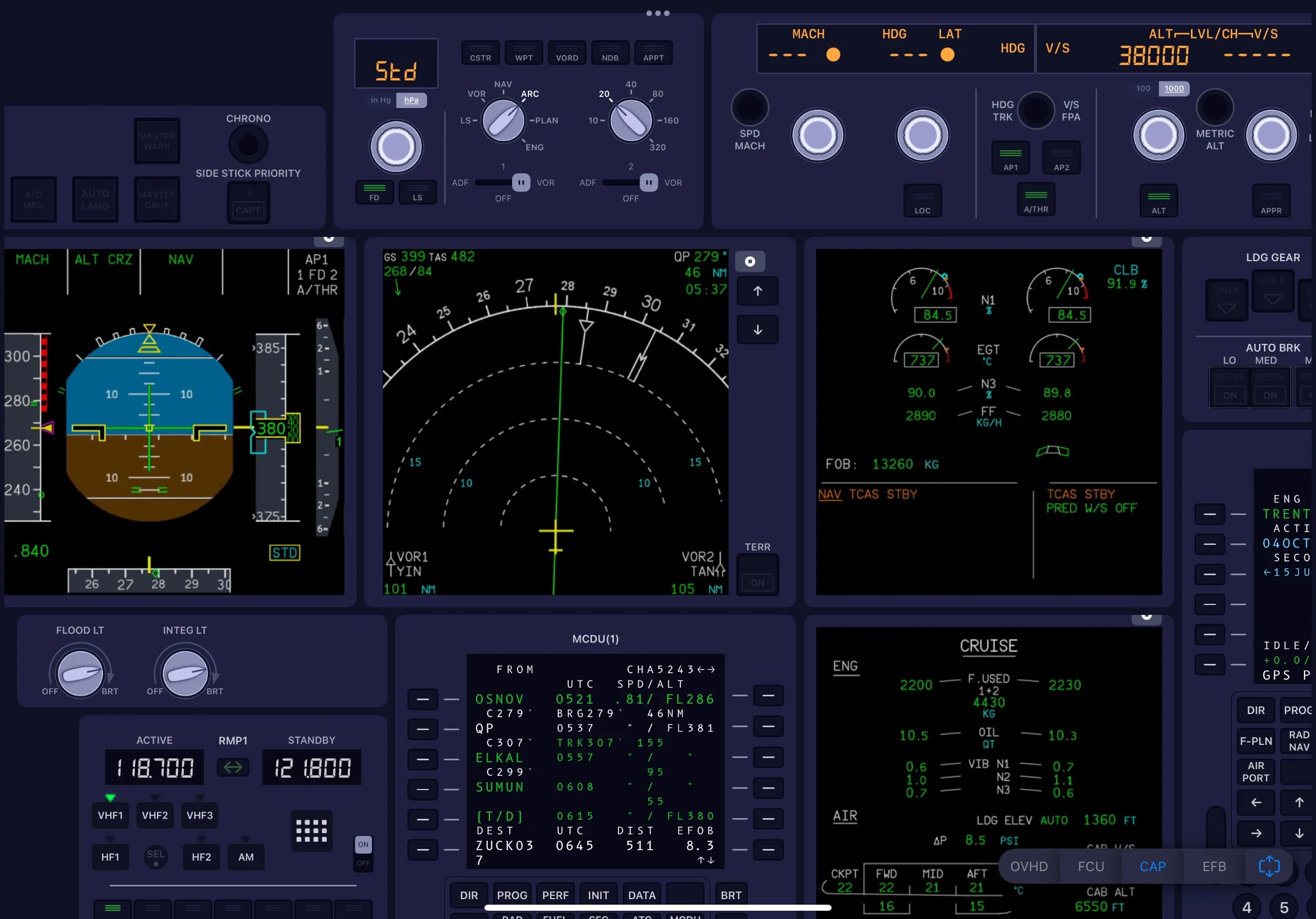 SimFly Pad A330 Premium Panel screenshot 2