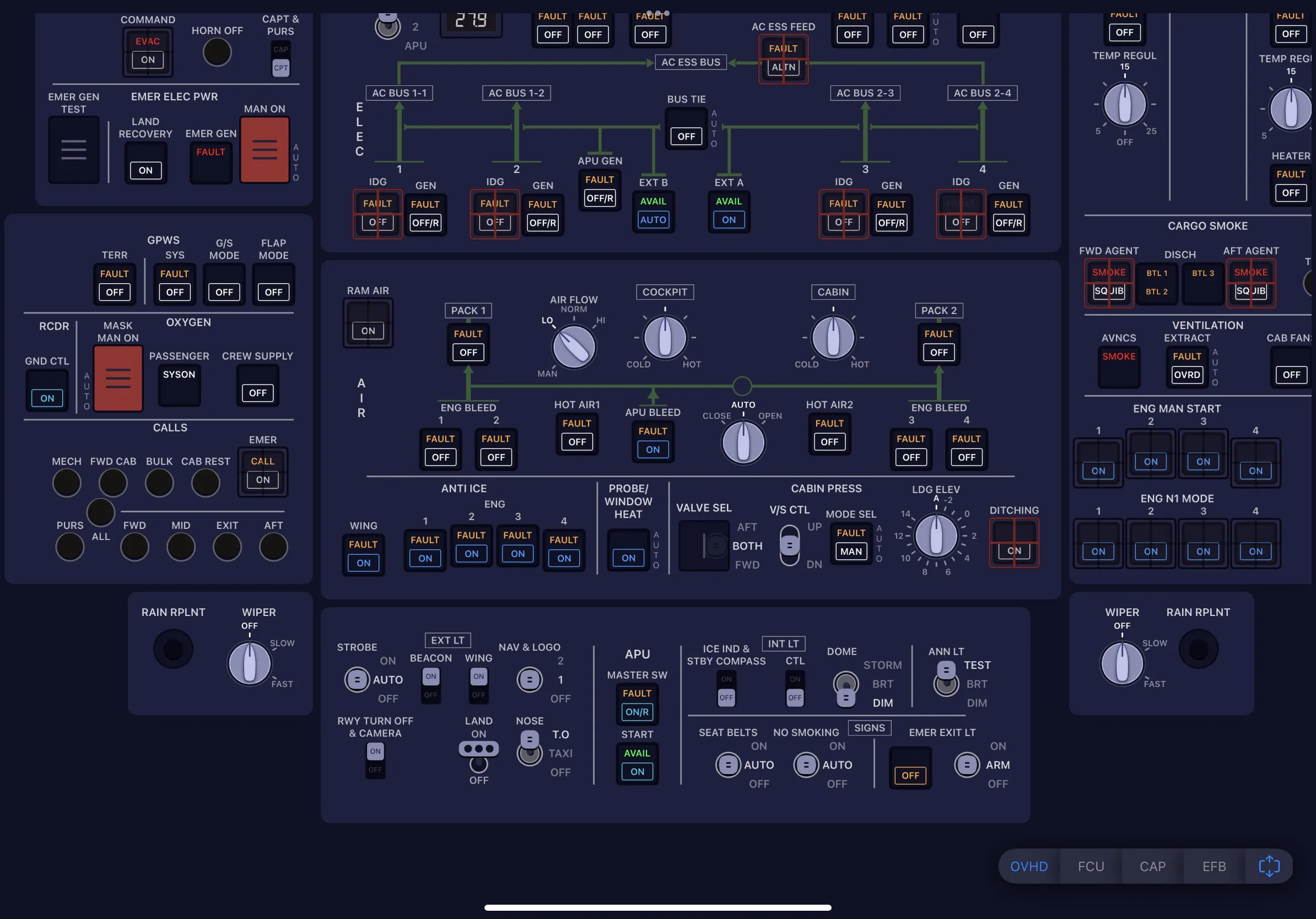 SimFly Pad A340 Premium Panel screenshot 2
