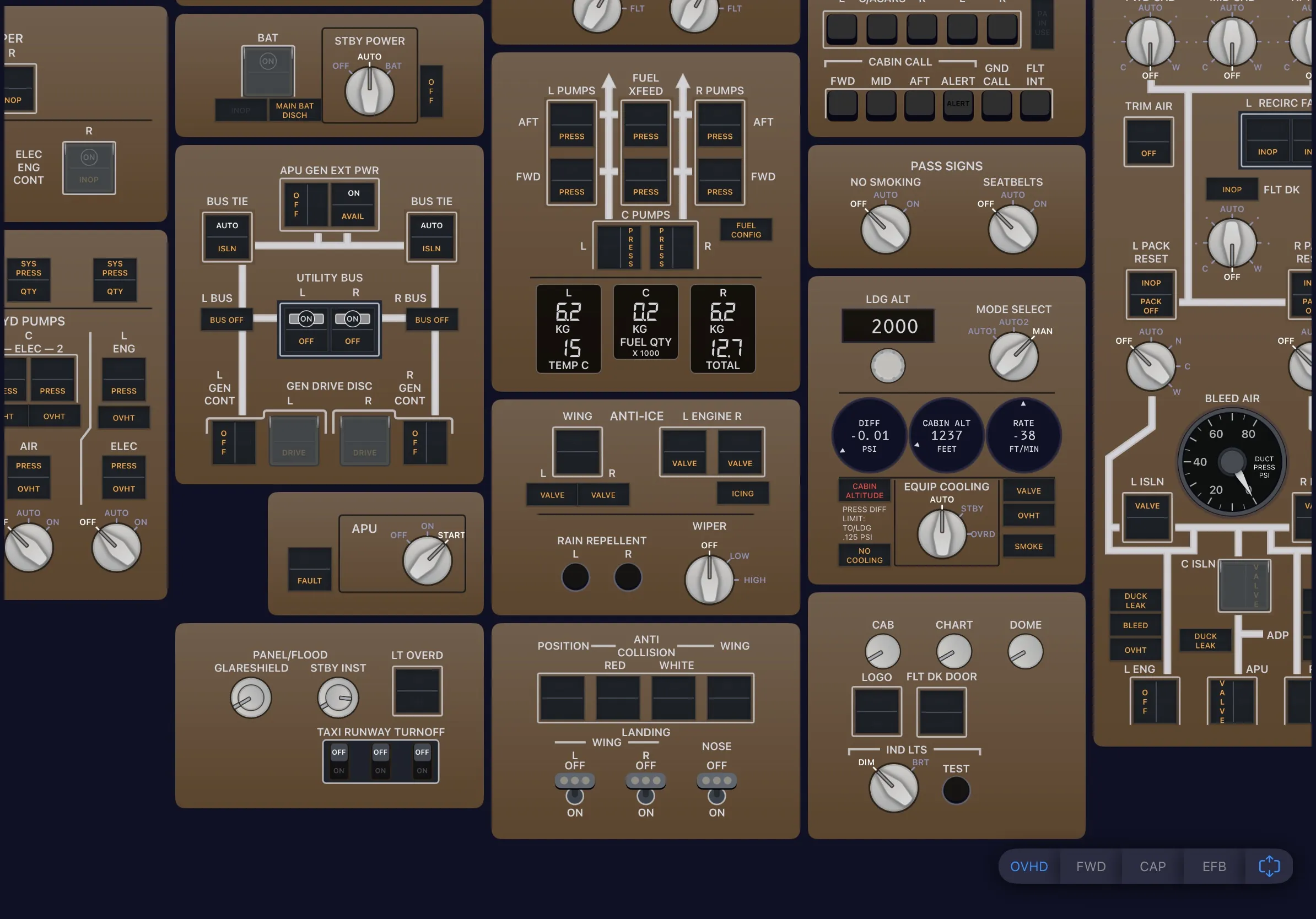 SimFly Pad B767 Premium Panel screenshot 2