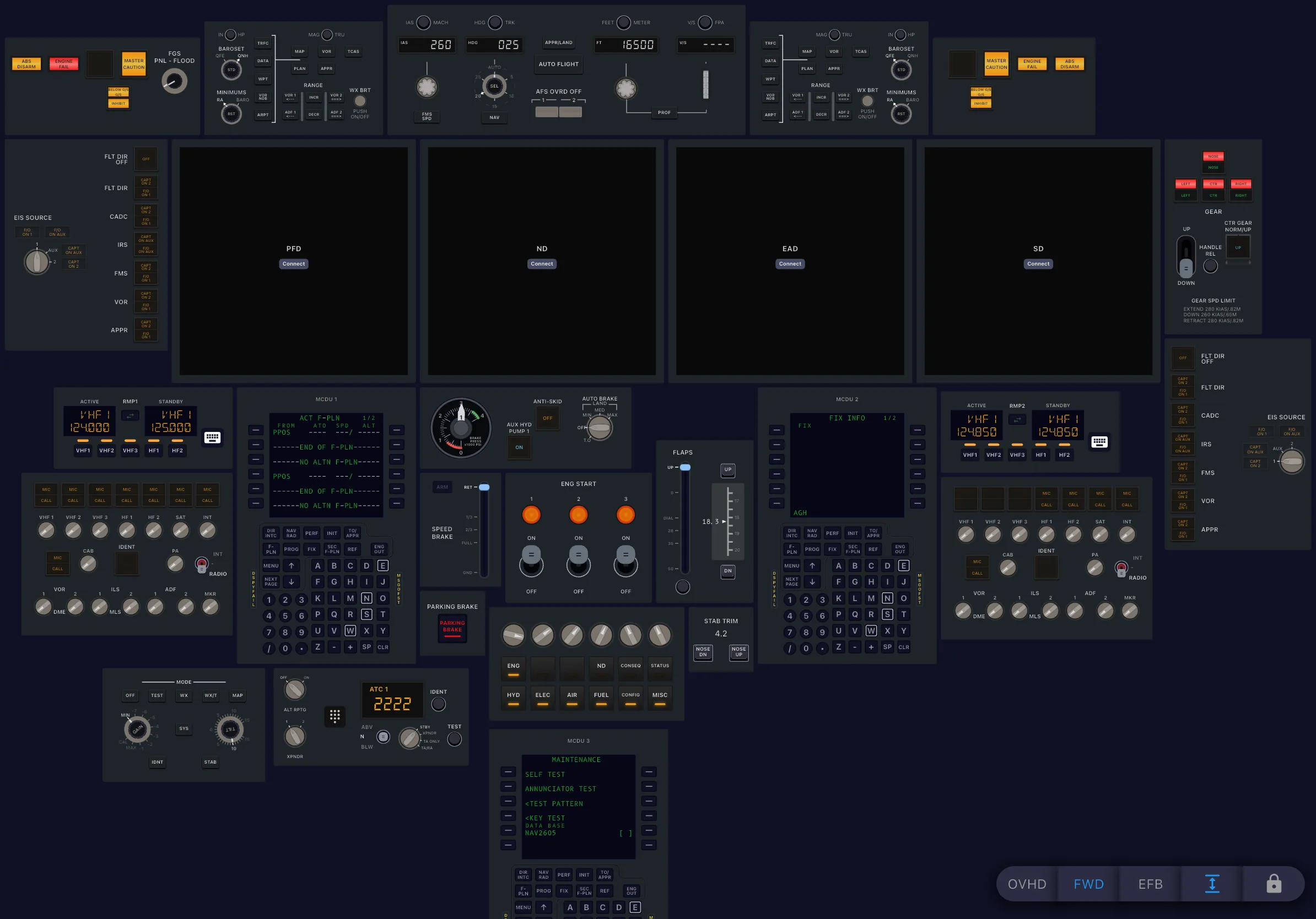 SimFly Pad MD11 Premium Panel screenshot 2