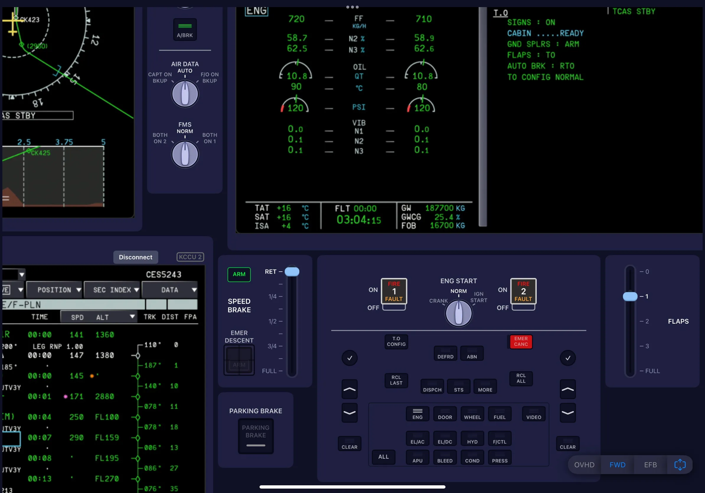 iniBuilds A350 with SimFly Pad — screenshot 2