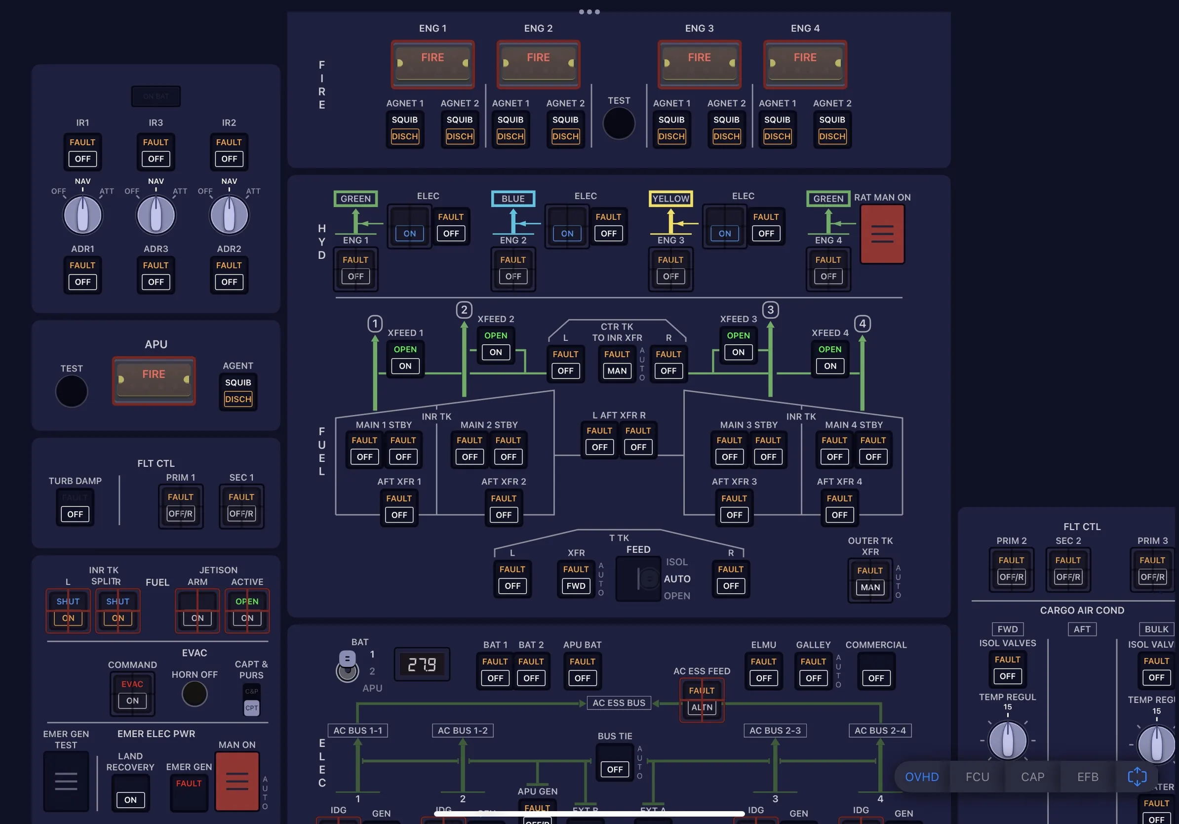 SimFly Pad A340 Premium Panel screenshot 3