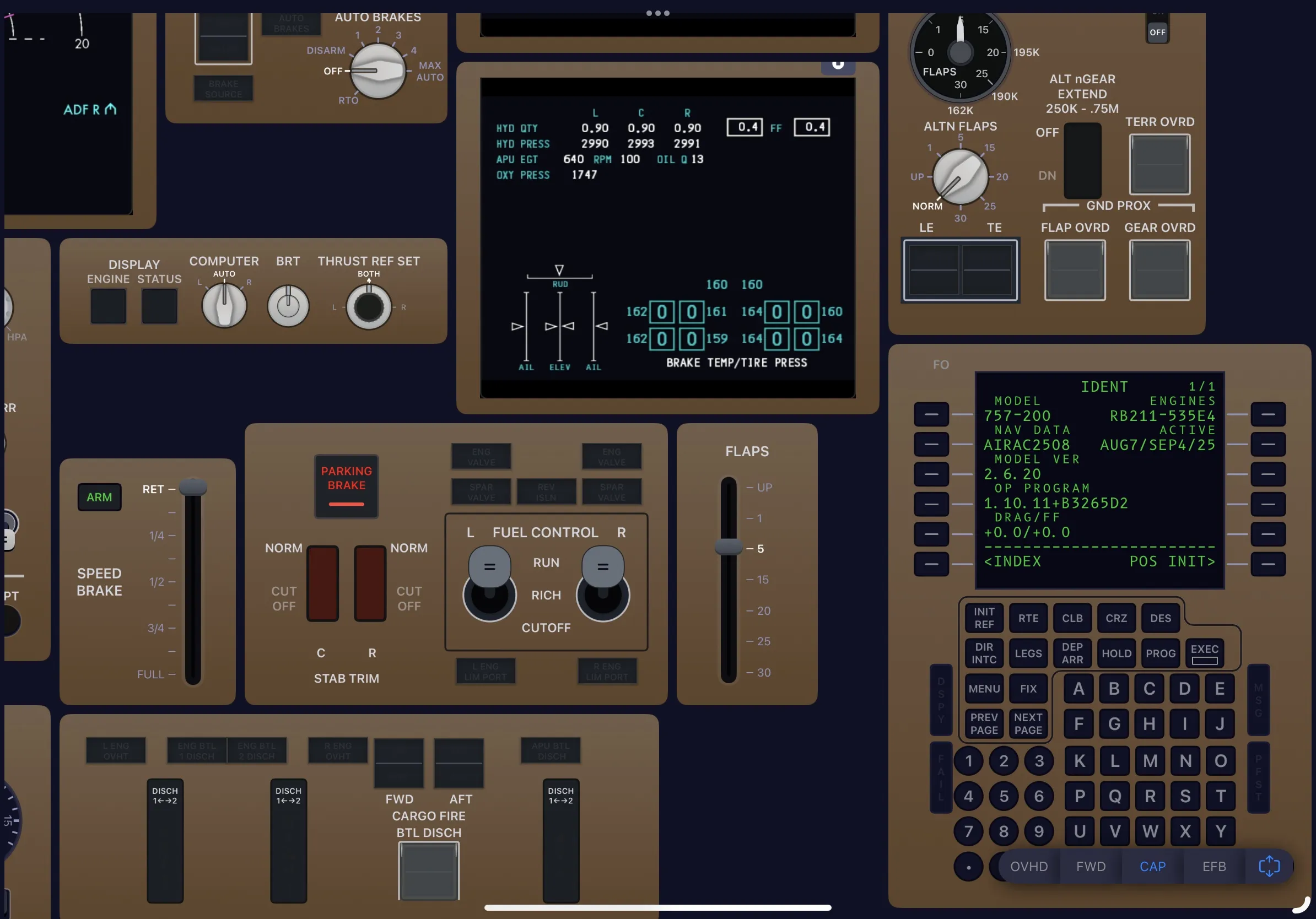 SimFly Pad B757 Premium Panel screenshot 3