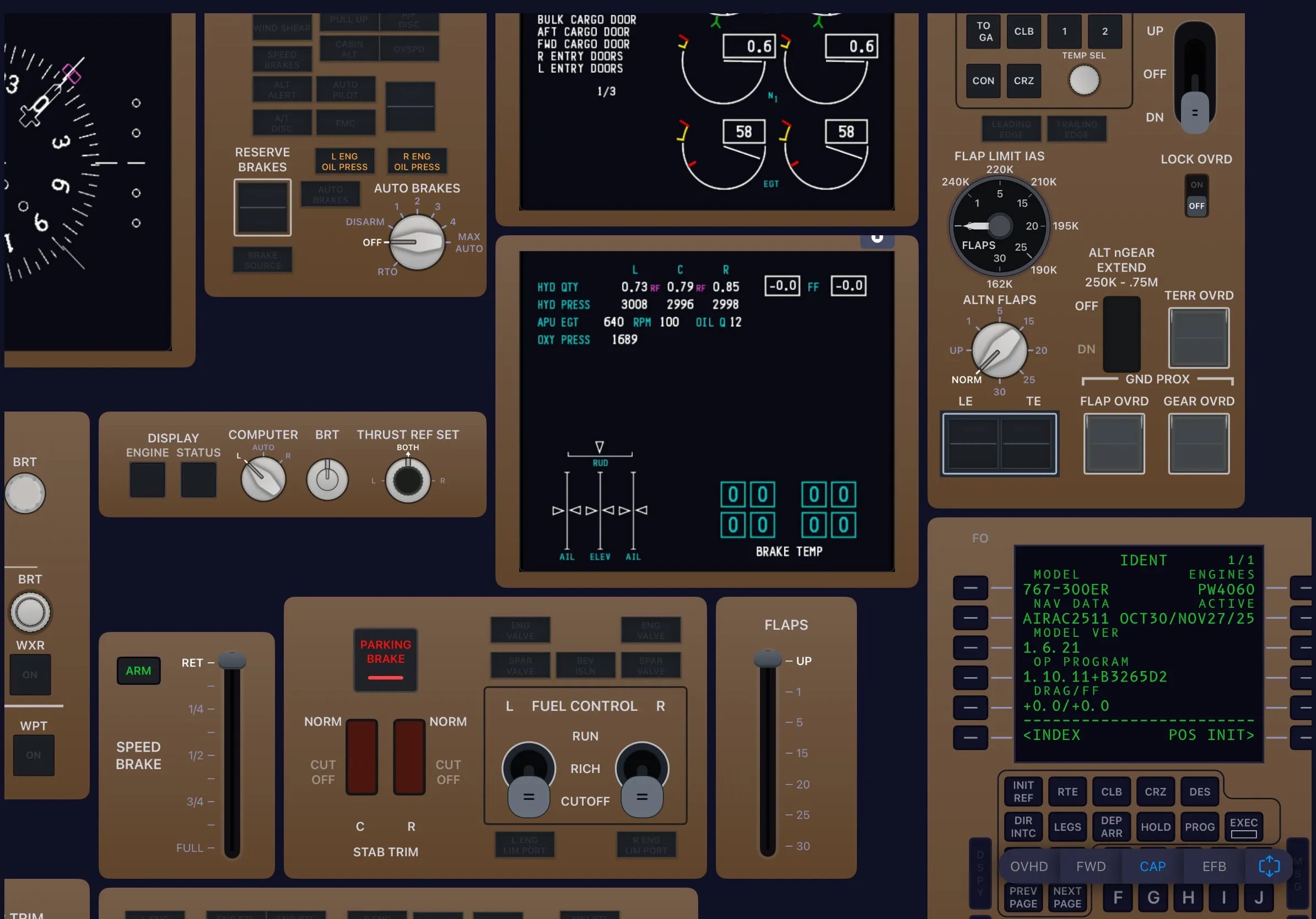 SimFly Pad B767 Premium Panel screenshot 3