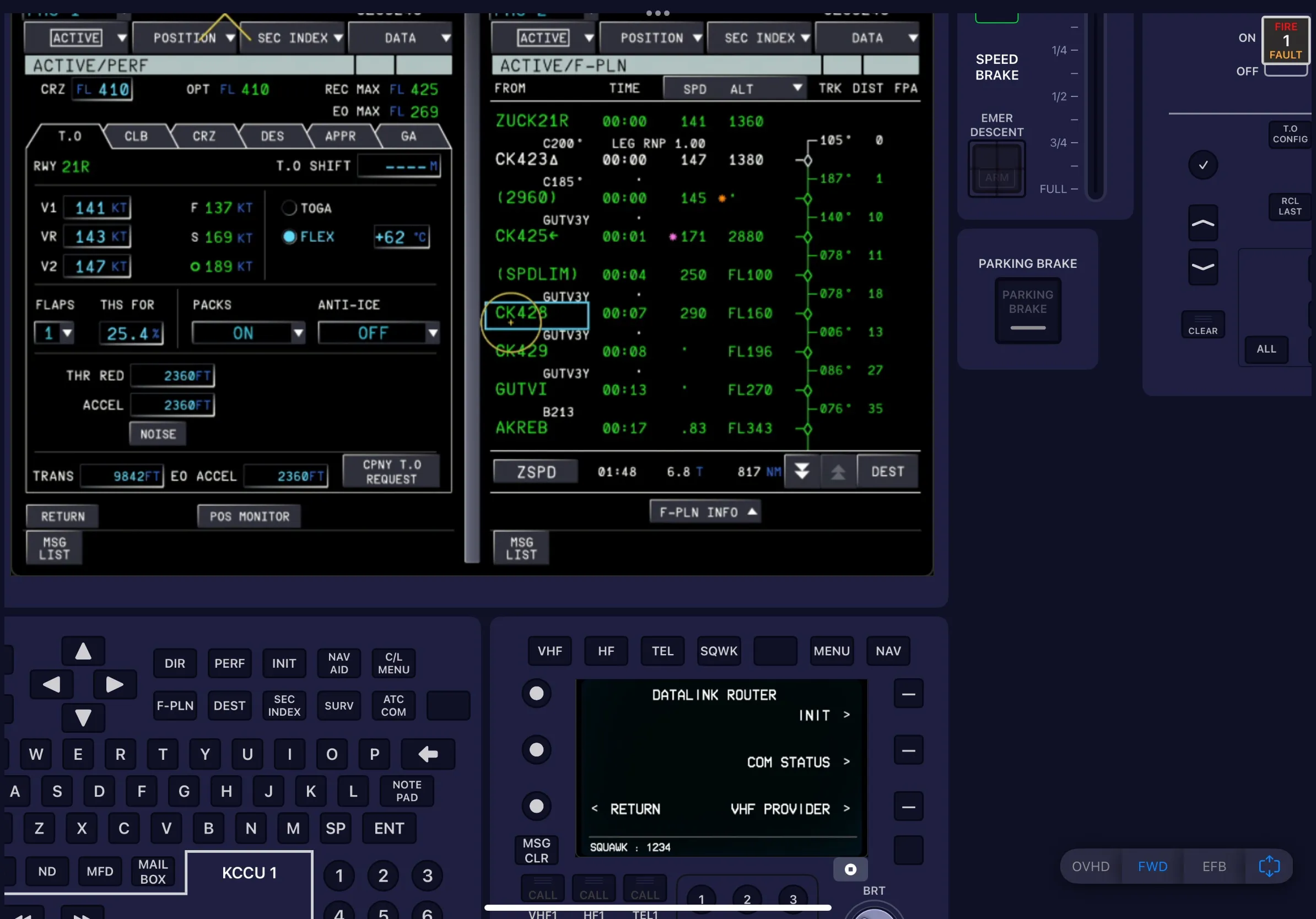 iniBuilds A350 with SimFly Pad — screenshot 3