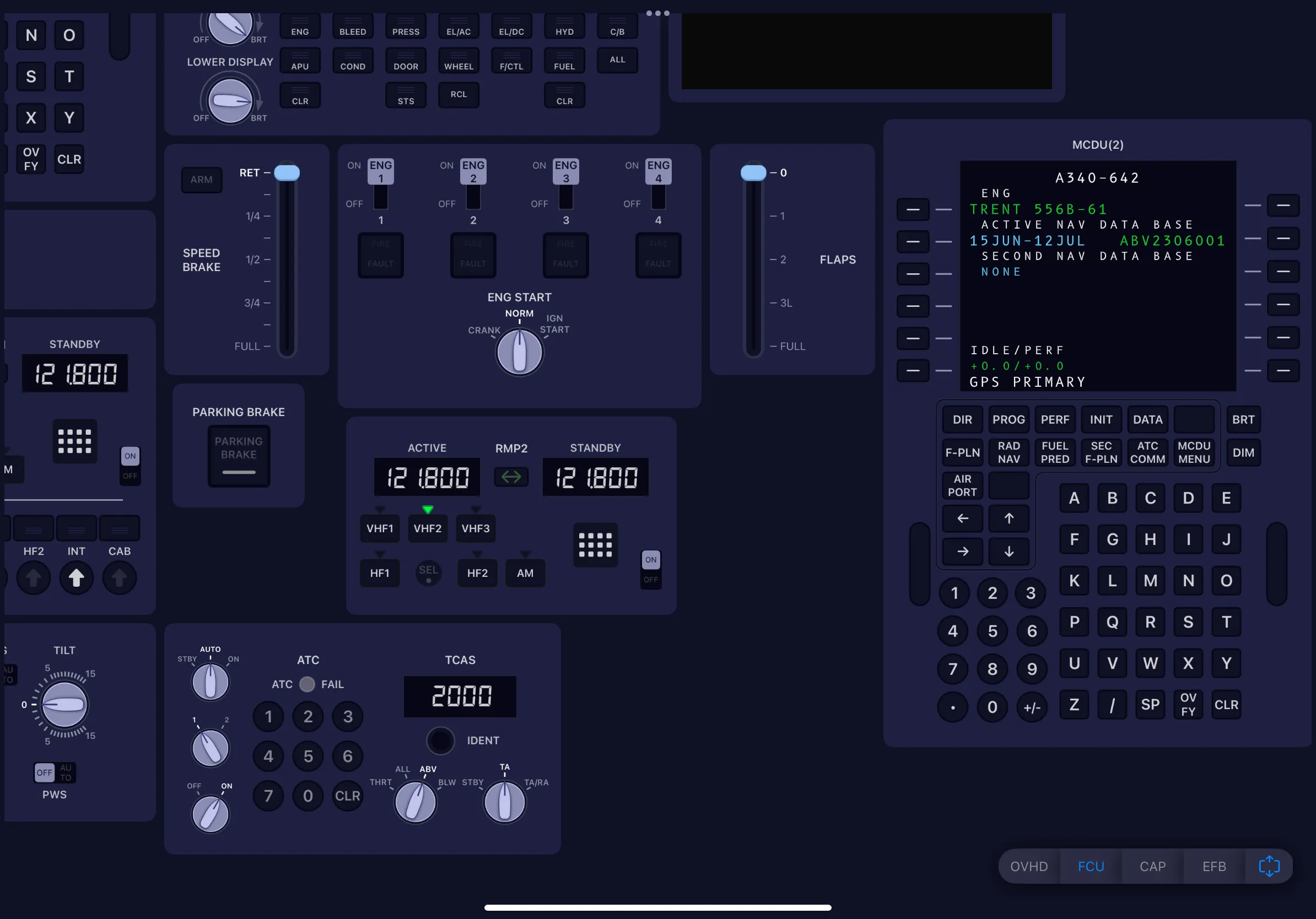SimFly Pad A340 Premium Panel screenshot 4