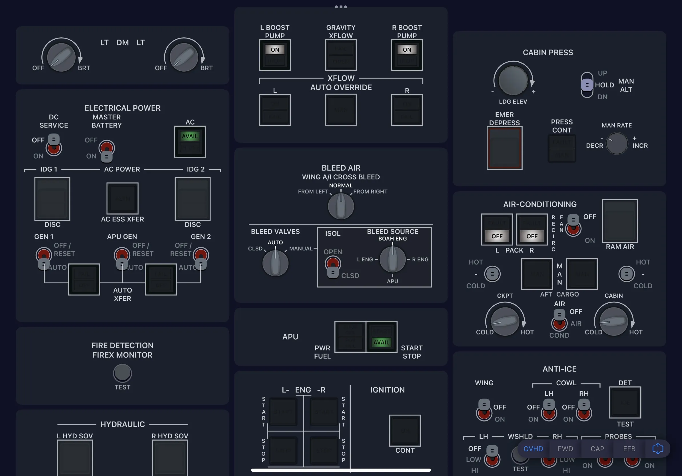 SimFly Pad CRJ Premium Panel screenshot 4