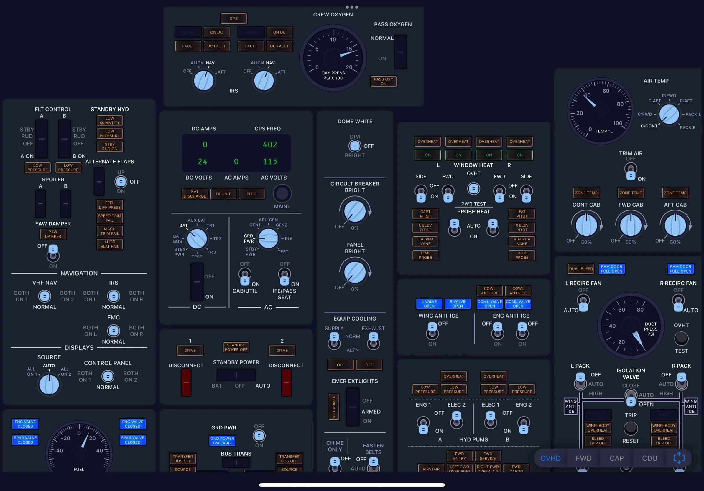 SimFly Pad B737 Premium Panel screenshot 5