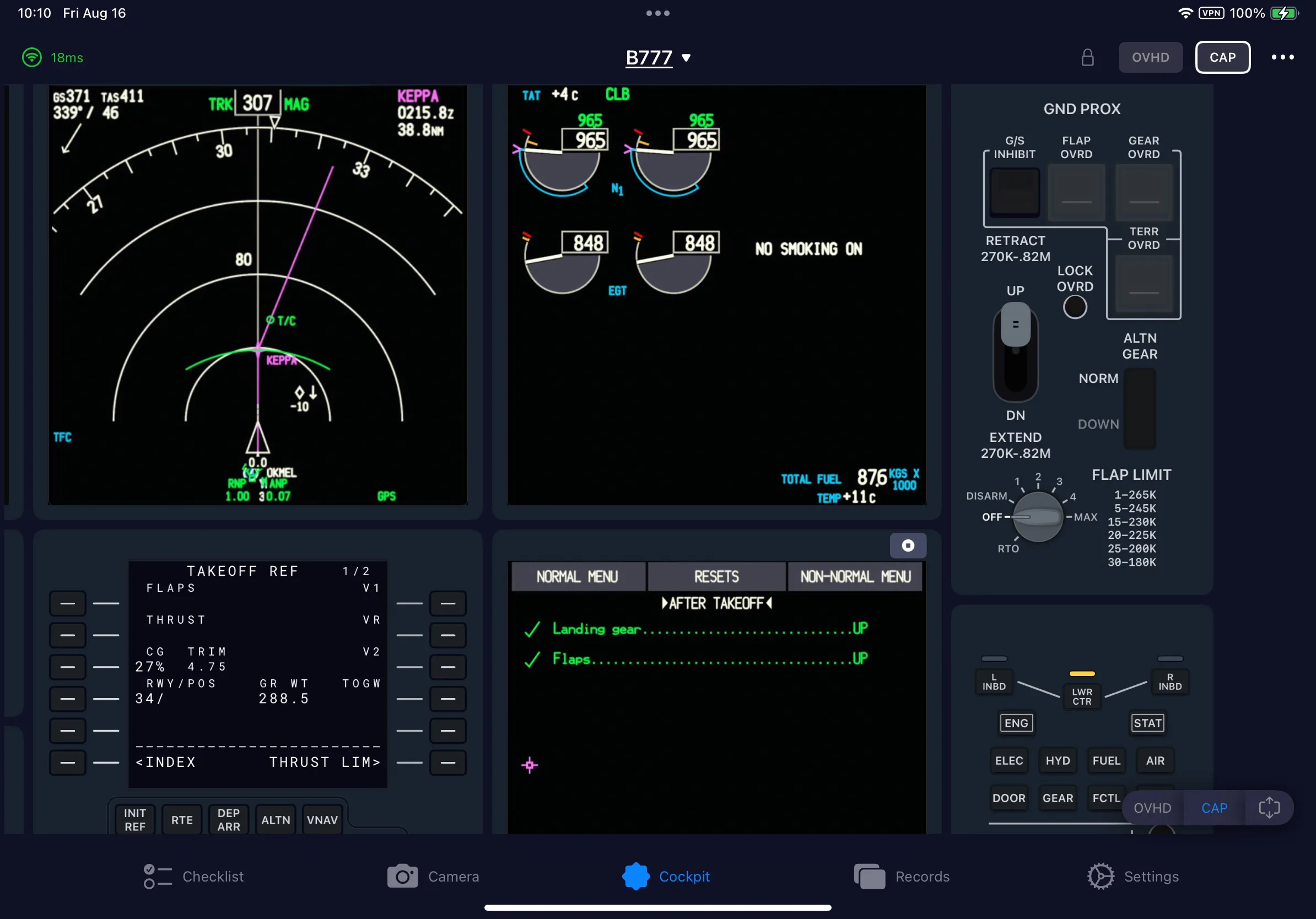 SimFly Pad B777 Premium Panel screenshot 5