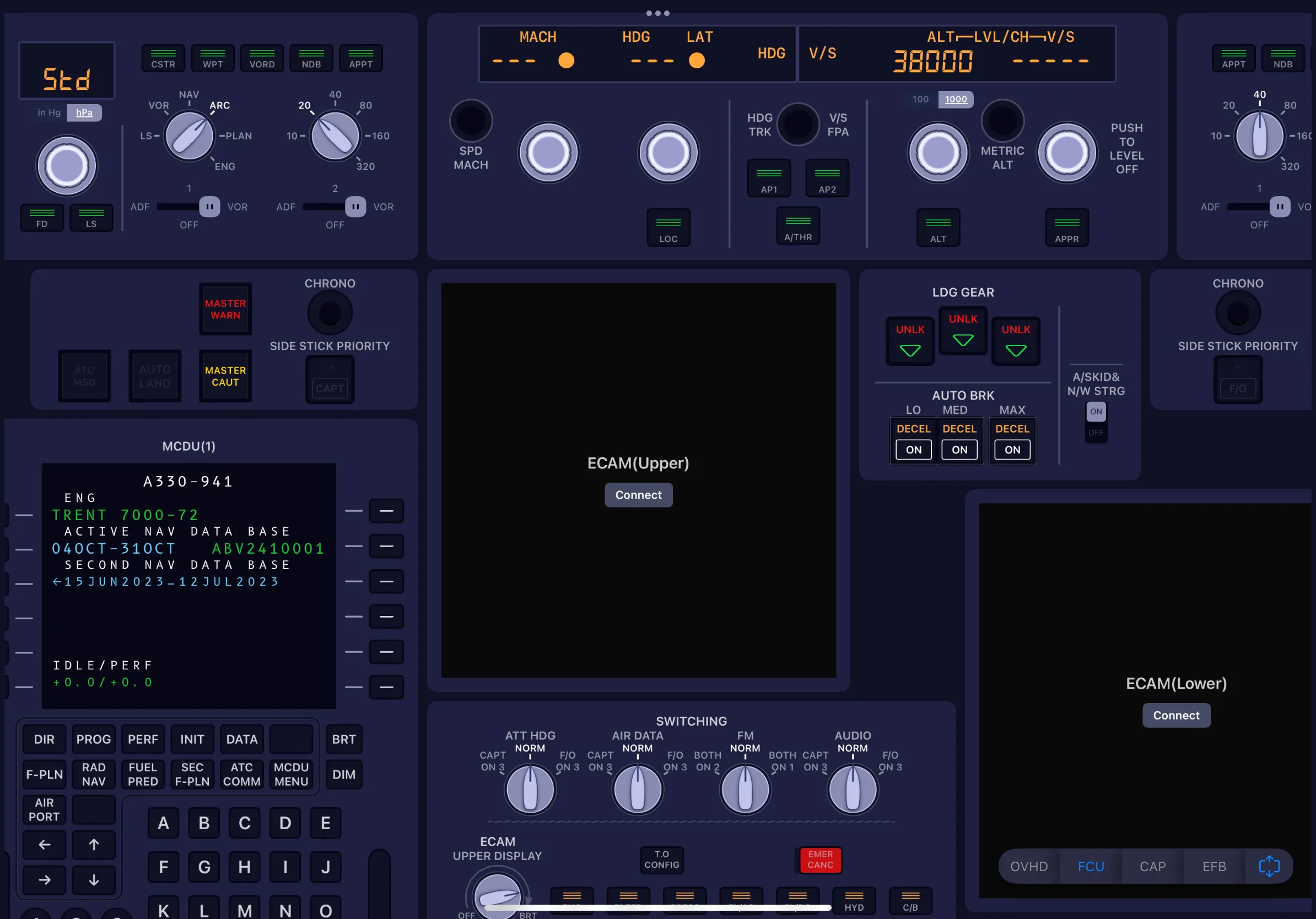 SimFly Pad A330 Premium Panel screenshot 5