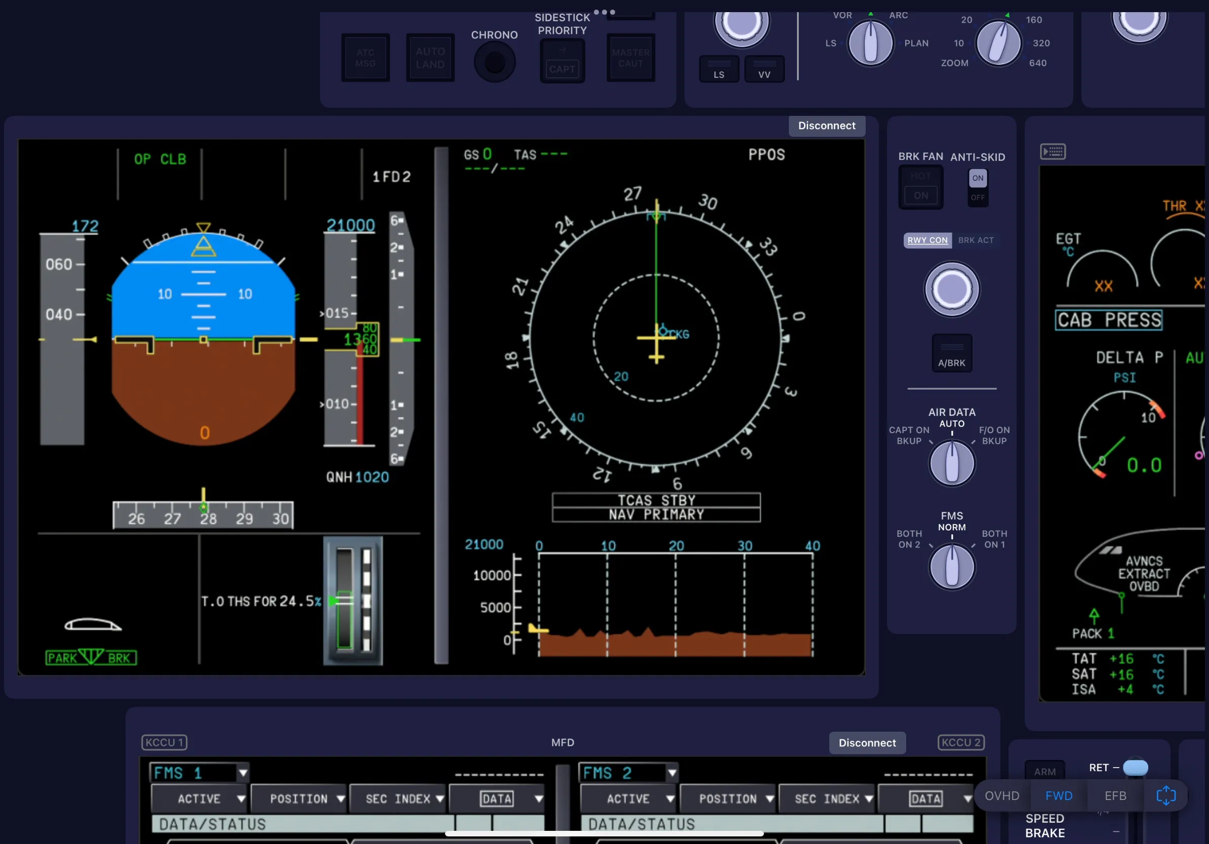 SimFly Pad A350 Premium Panel screenshot 5