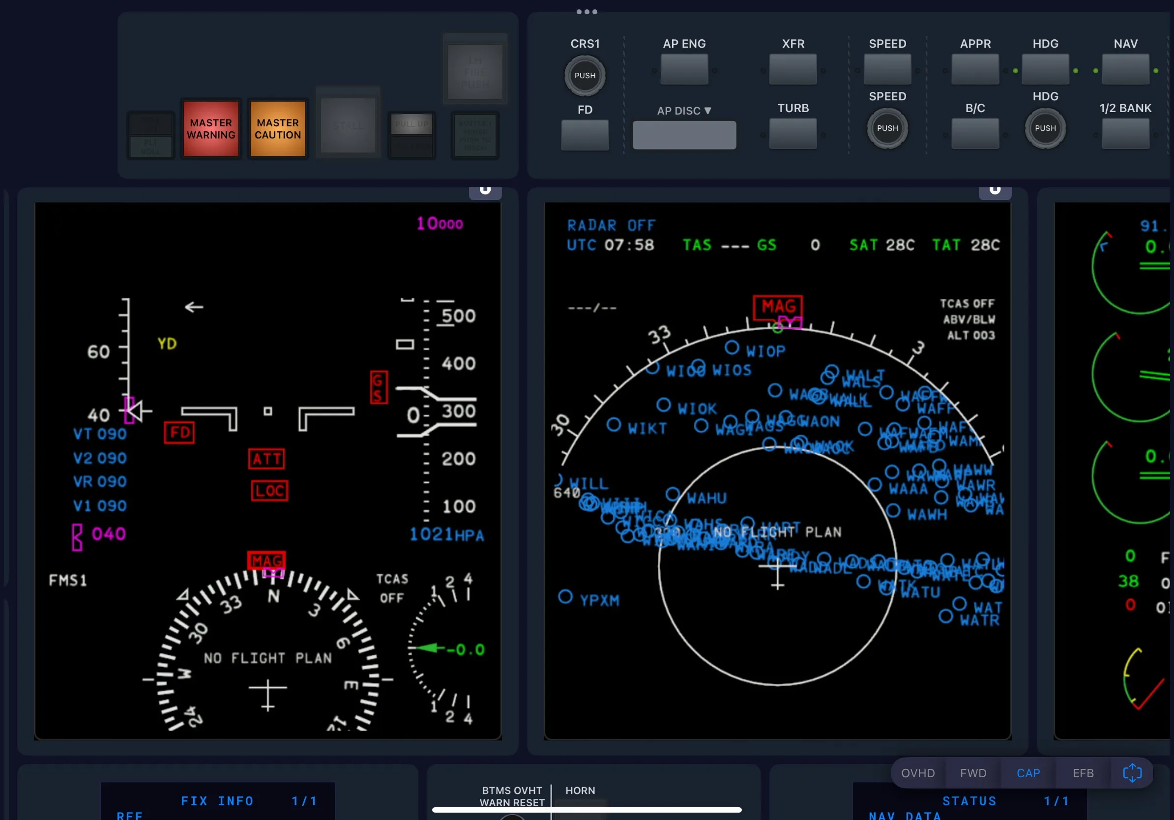 SimFly Pad CRJ Premium Panel screenshot 5