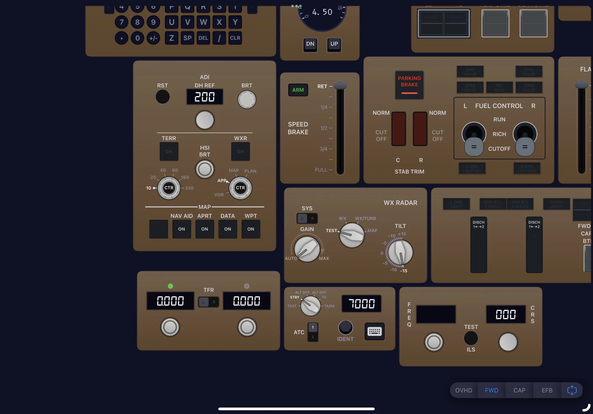 SimFly Pad B757 Premium Panel screenshot 5
