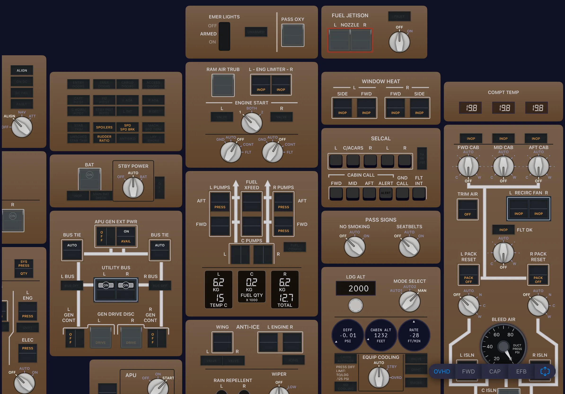 SimFly Pad B767 Premium Panel screenshot 5