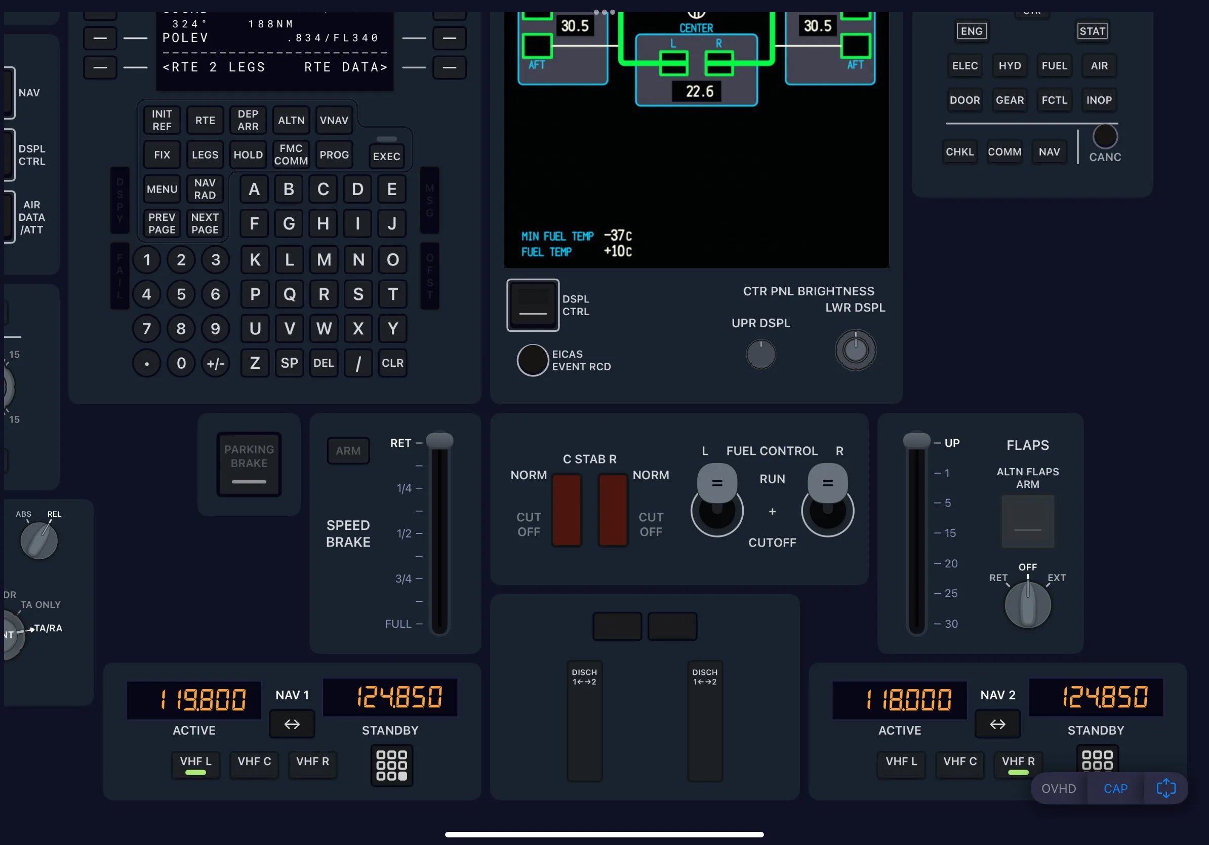 SimFly Pad B777 Premium Panel screenshot 6