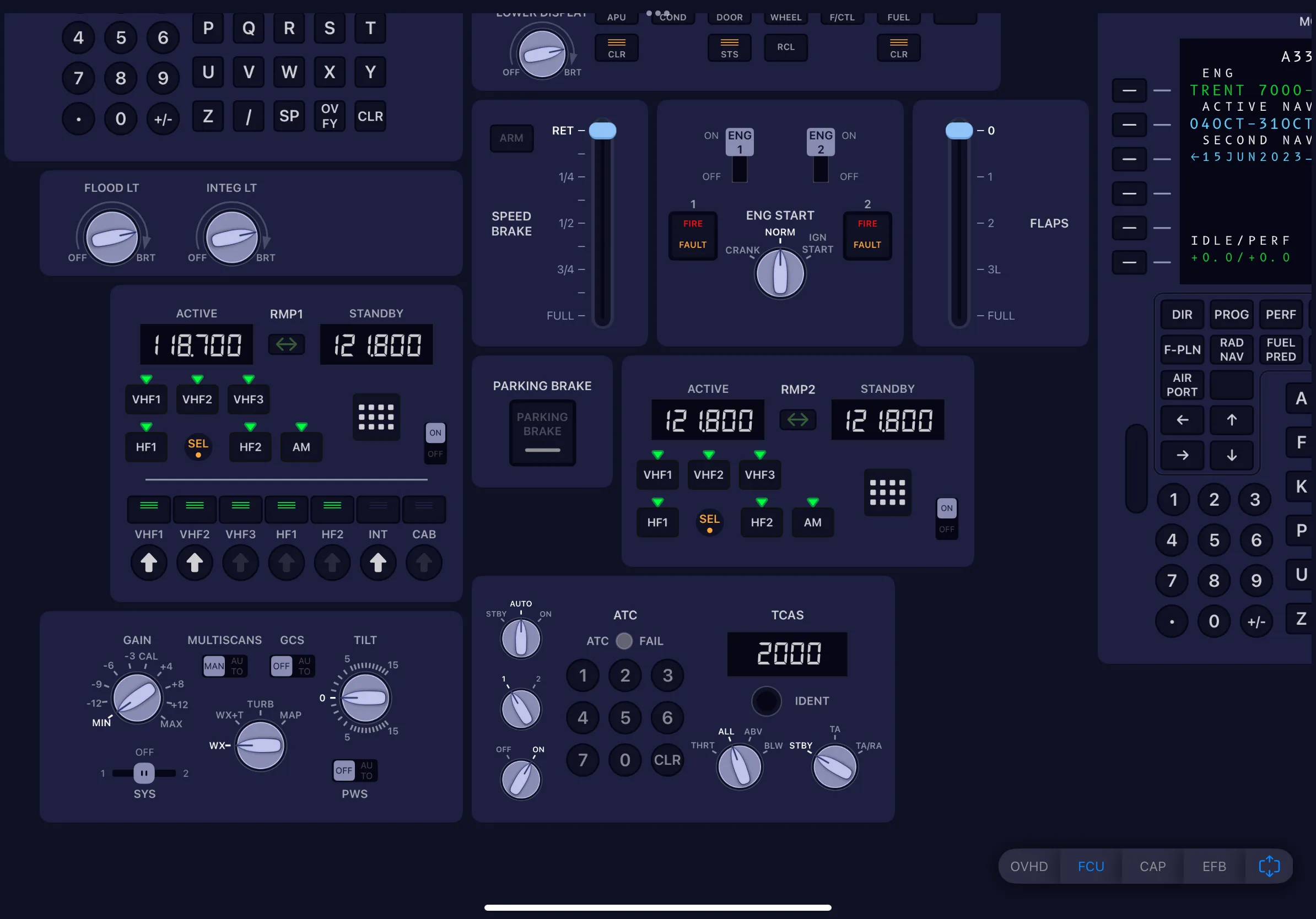 SimFly Pad A330 Premium Panel screenshot 6