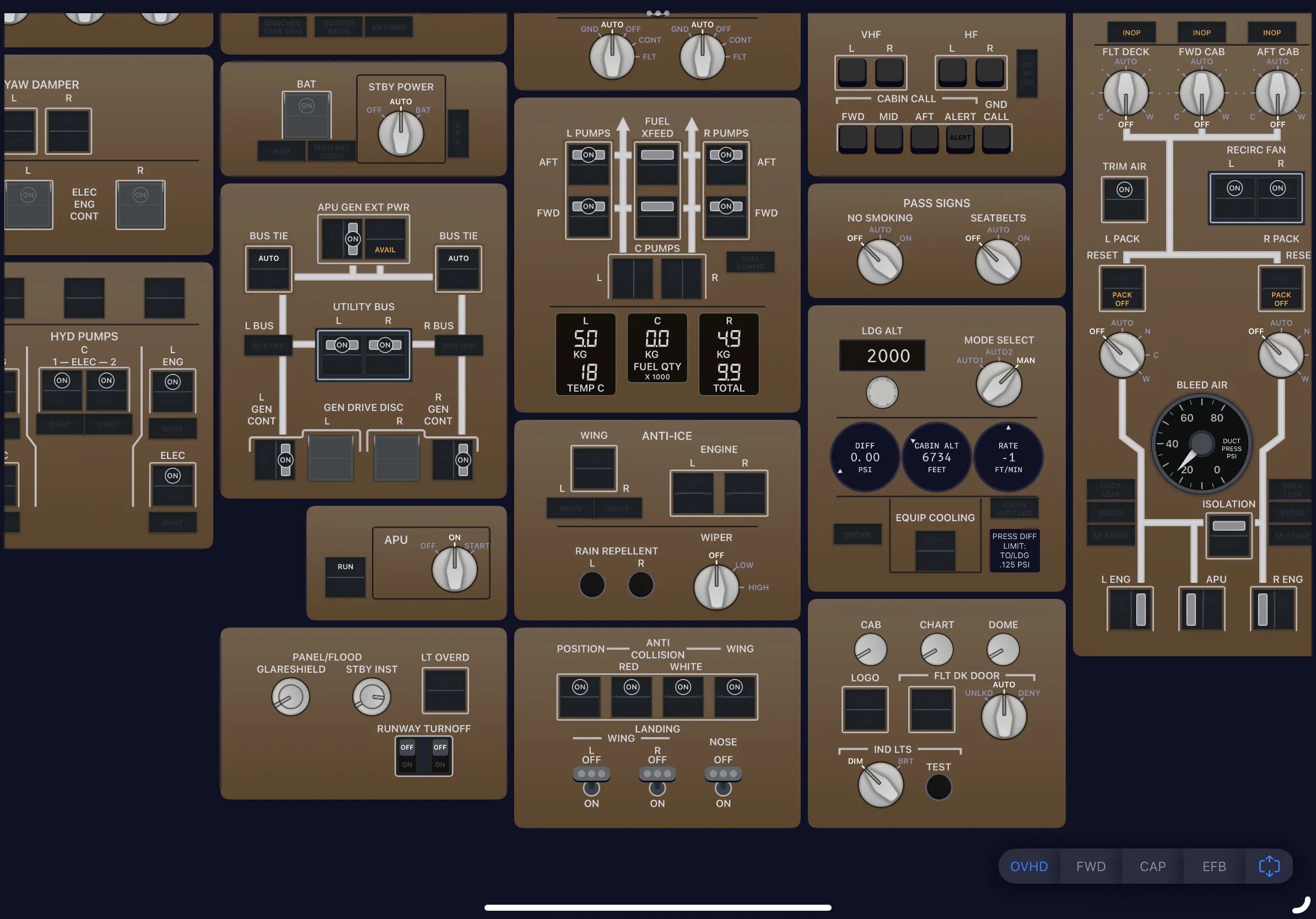 SimFly Pad B757 Premium Panel screenshot 7