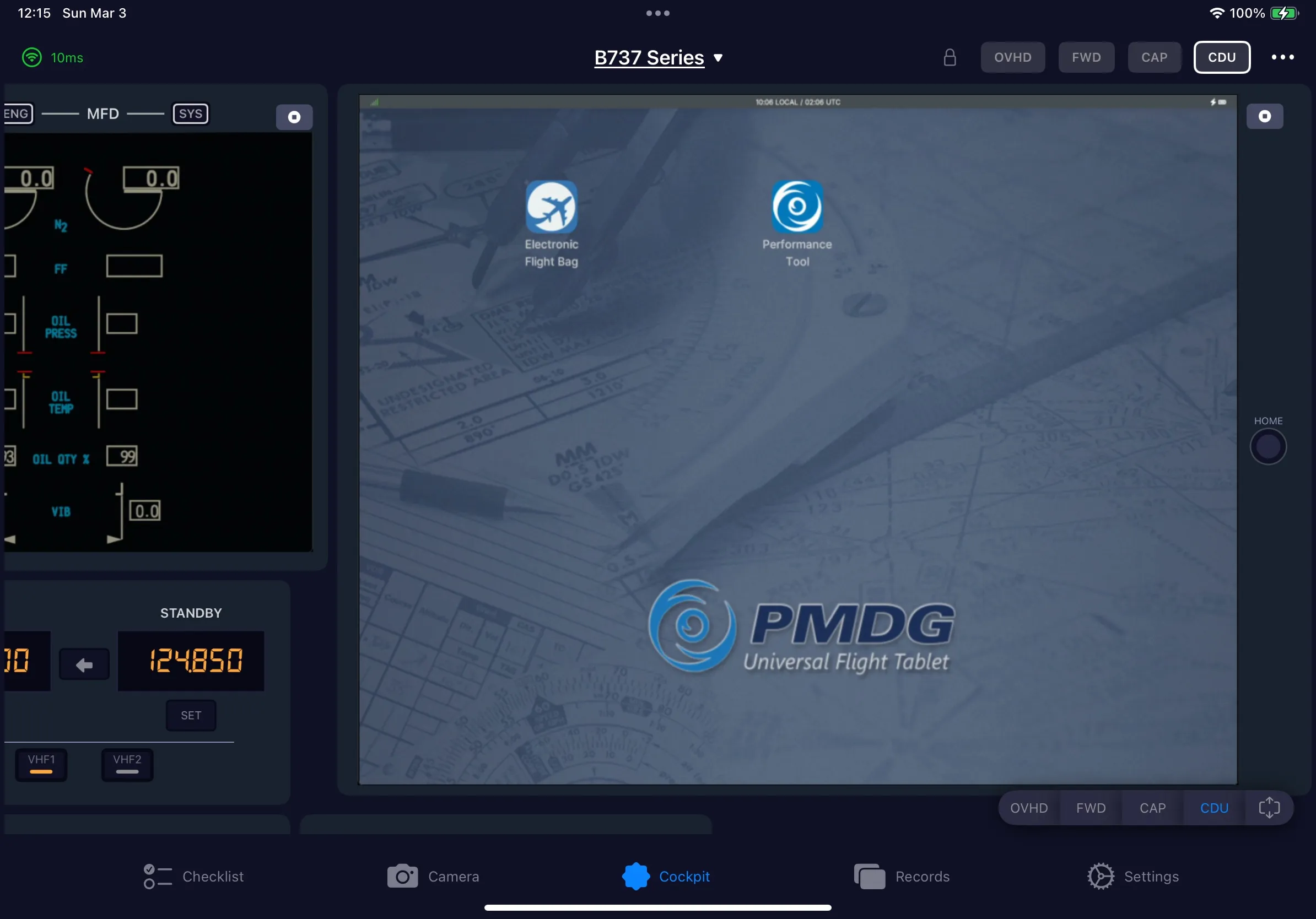 SimFly Pad B737 Premium Panel screenshot 8
