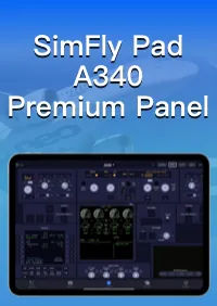 SimFly Pad A340 Premium Panel cover