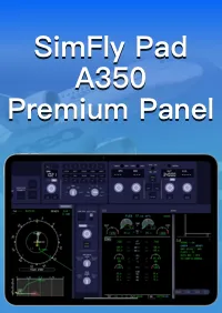 SimFly Pad A350 Premium Panel cover