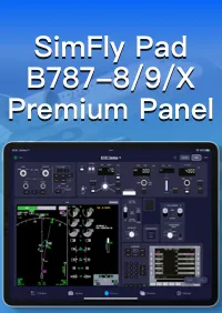 SimFly Pad B787 Premium Panel cover