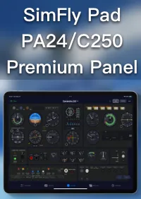 SimFly Pad PA24/C250 Premium Panel cover